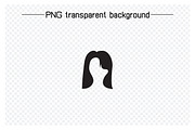 Wig and Hair Icons Set, a Solid Icon by Designfour (Thumbnail 3 of 7)