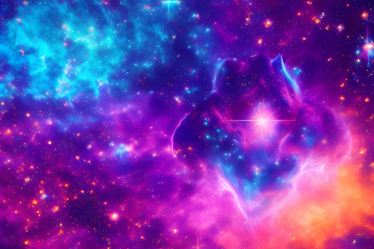 Space Galaxy Nebula Backgrounds, a Background Graphic by UniqueMe (Photo 5 of 12)