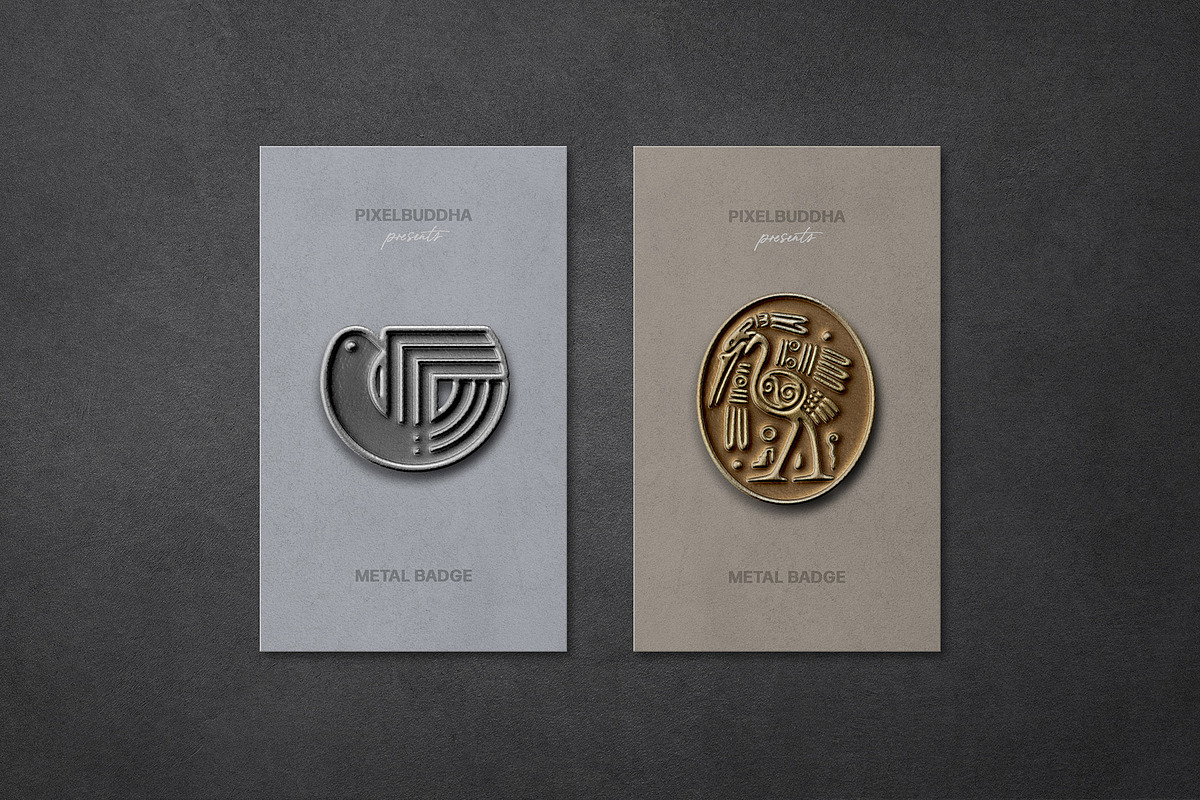 Metallic Pin Badges Mockup, a Product Mockup by pixelbuddha.net (Photo 5 of 6)