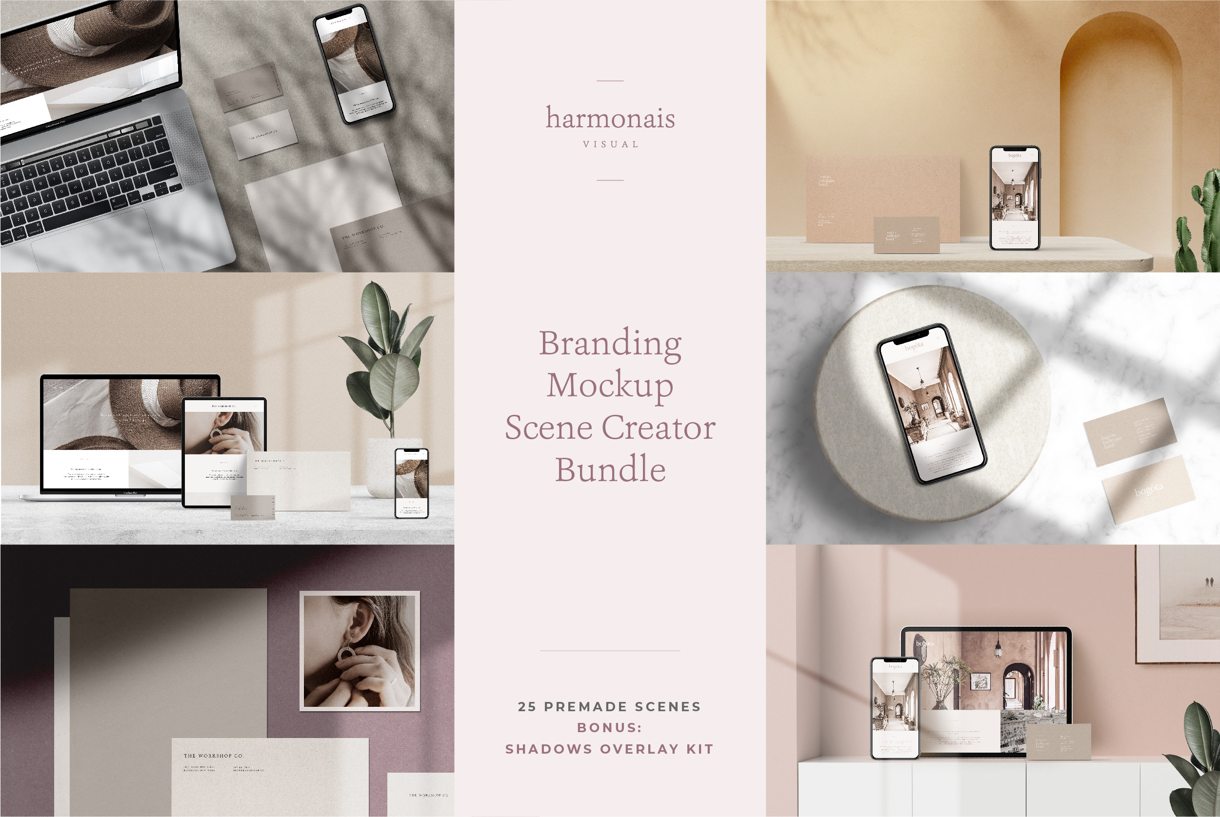 Branding Mockup Bundle, A Product Mockup By Harmonais Visual