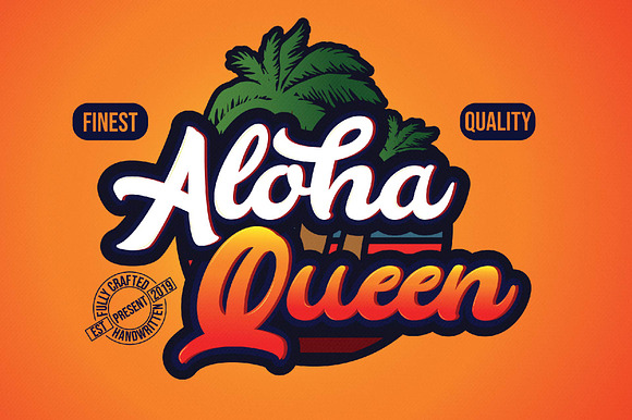 Aloha - Casual Bold Typeface preview 7