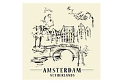 Amsterdam Hand Drawn Sketches, an Illustration by Penndpaper (Thumbnail 11 of 16)