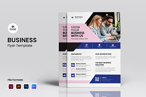 Modern Business Flyer Template, a Flyer Template by Spark_Creative