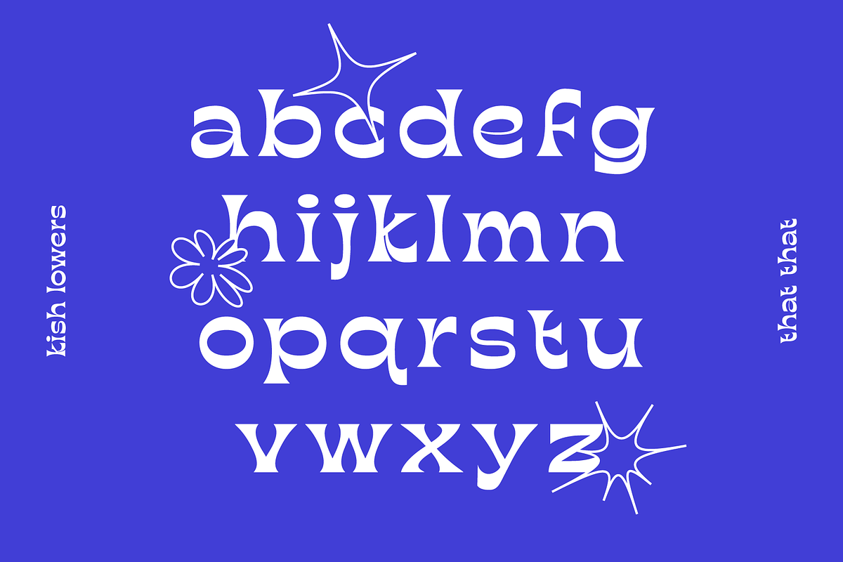 KISH - Quirky Display Type, a Font by That That Creative (Photo 9 of 19)