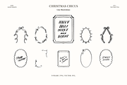 Vintage Christmas Circus art, a Decorative Illustration by Summer Nightingale Art (Thumbnail 7 of 14)