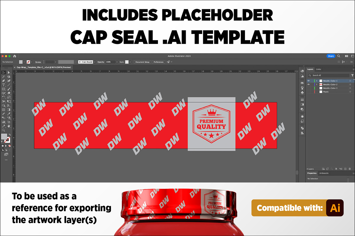 2lb Whey Protein Jar Mockup C2-Pro, a Packaging Mockup by Design Warlord (Photo 8 of 16)