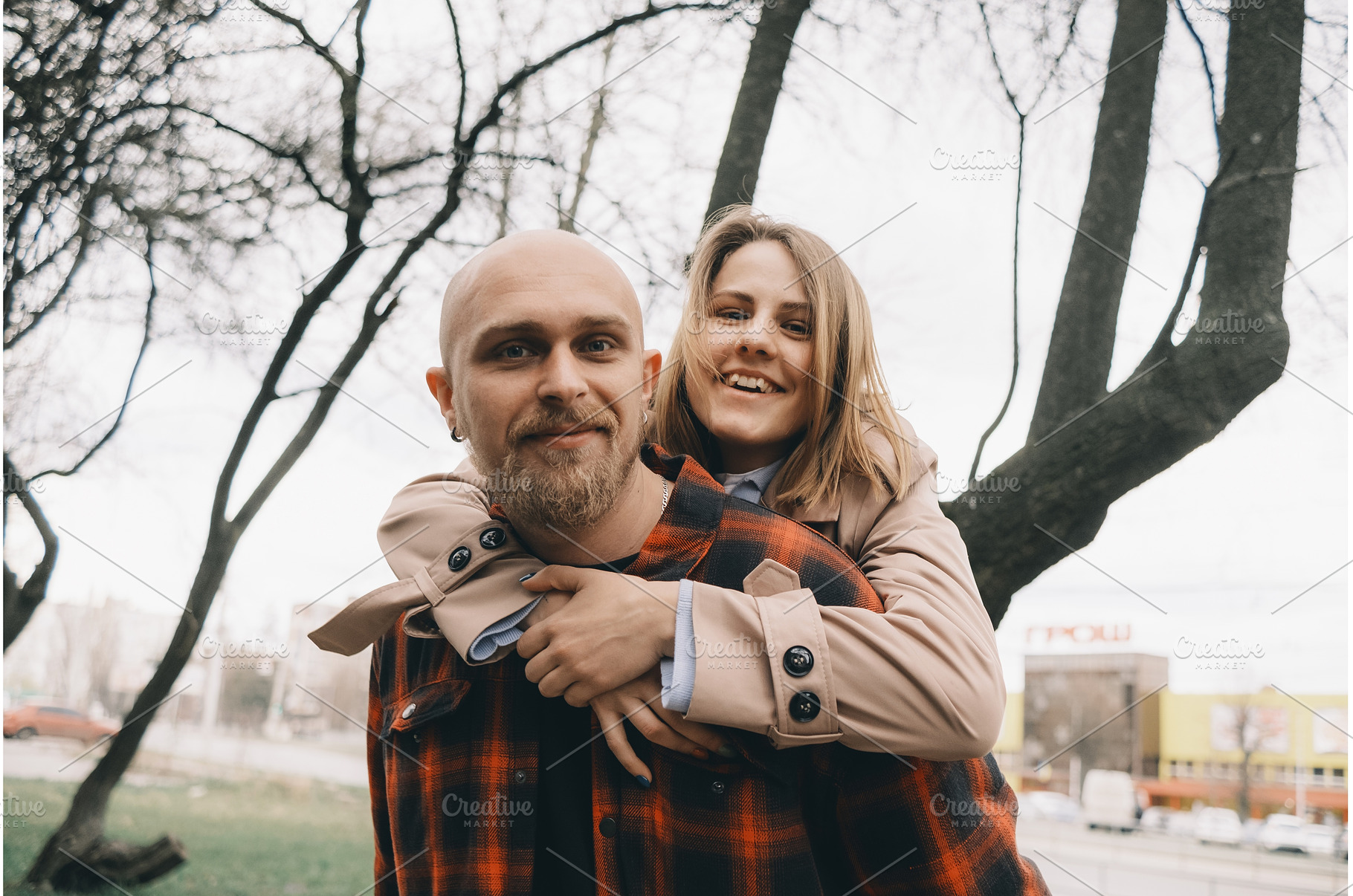 Loving couple embrace with each, a Person Photo by zheckasmk