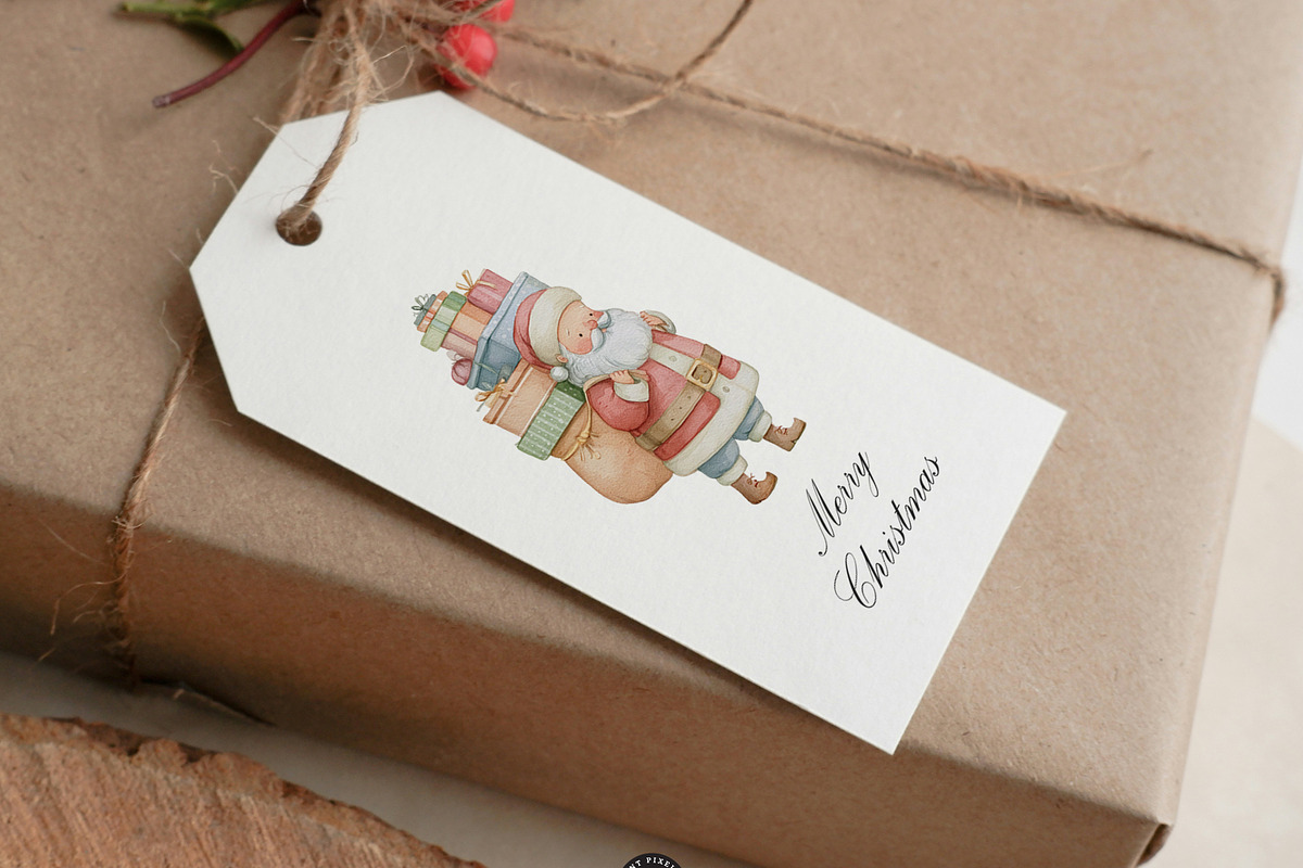 Vintage Christmas Atelier Clipart, an Animal Illustration by PaintPixelCo (Photo 12 of 16)