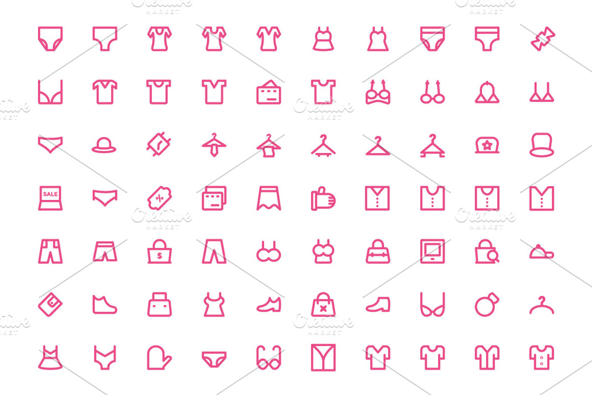 425+ Clothes Line Icons preview 5