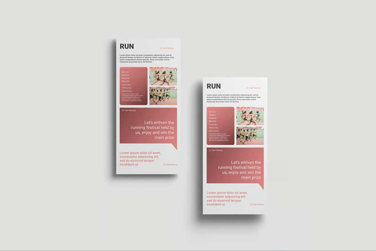 DL Flyer Mockup, an Advertising Mockup by Se٧enStudio (Photo 4 of 5)