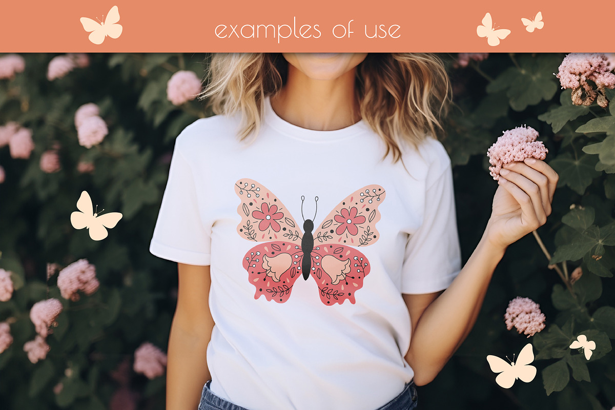 Whimsical Butterfly Clipart Patterns, a Pattern Graphic by AnnaViolet_store (Photo 7 of 12)