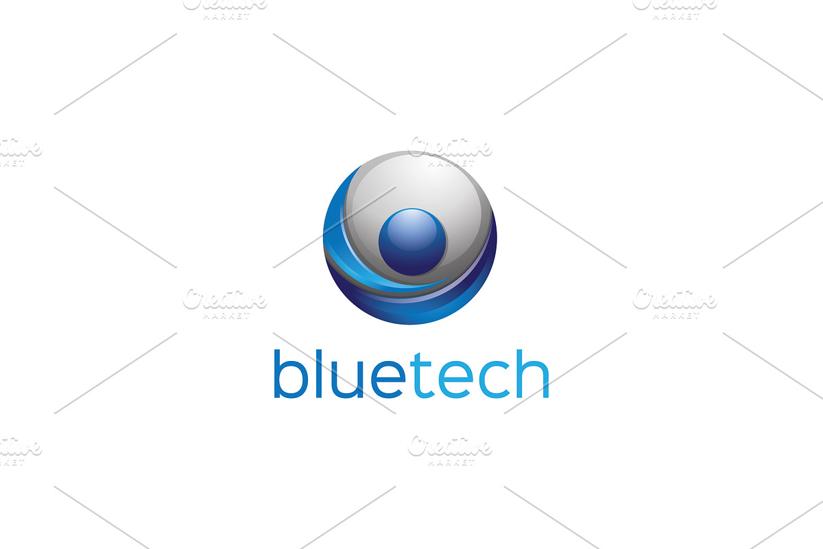 Blue Tech Logo, a Branding & Logo Template by ashenterprise