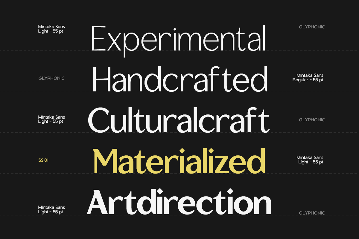 GC Mintaka - Elegant Display Sans, a Sans Serif Font by Glyphonic (Photo 4 of 15)