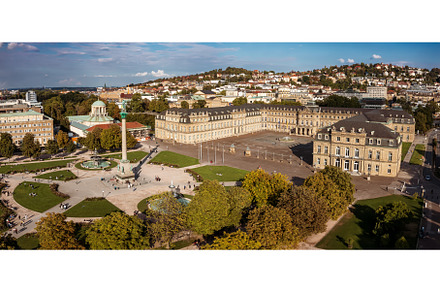 Schlossplatz in Stuttgart, Germany, an Architecture Photo by Nature and travel
