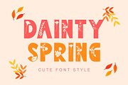 Dainty Spring, a Handwritten Font by Yoga Letter (Thumbnail 1 of 6)