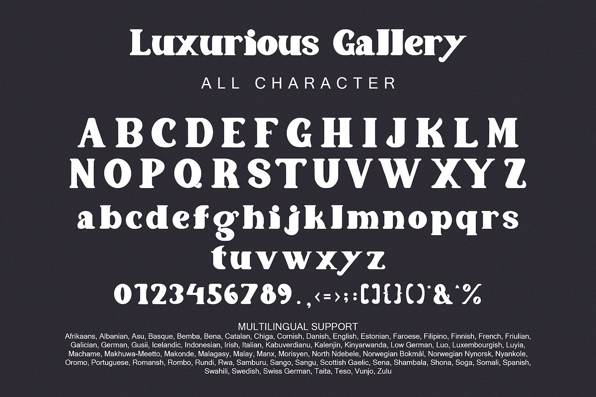 Luxurious Gallery - Retro Display, a Script Font by Arendxstudio (Photo 8 of 9)