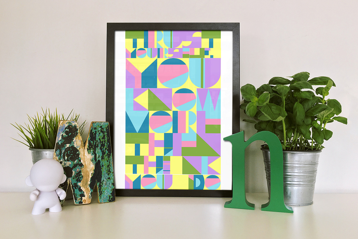MOSAIC color font preview 5