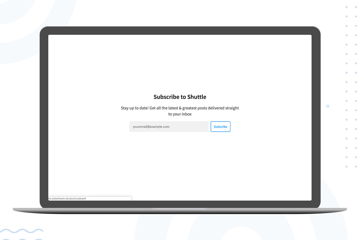 Shuttle – Ghost Theme, a Websites & App Template by Stylesheets.dev (Photo 6 of 6)