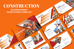 Construction Keynote&GSL Persentatio, a Presentation Template by yanindesign