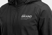 Black Jacket Logo Mockup, a Hoody Mockup by graphypix (Thumbnail 3 of 4)
