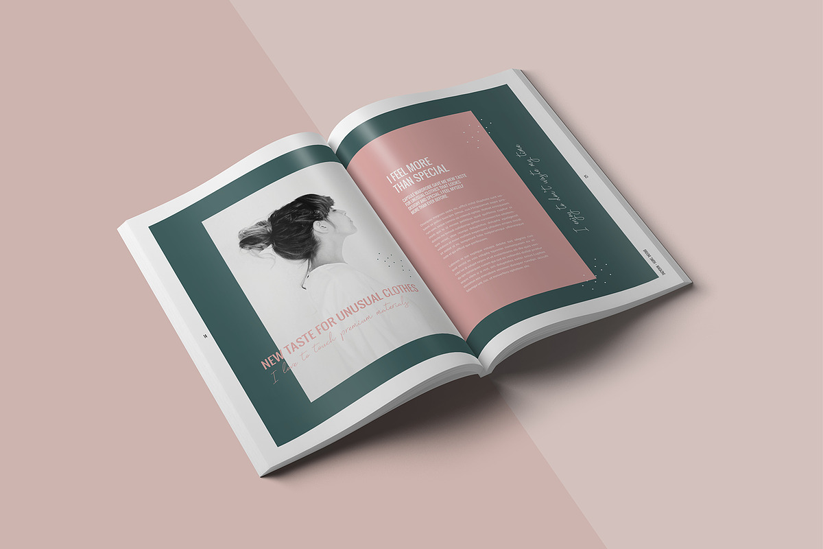 Magazine / CANVA, INDD / Brooke, a Magazine Template by Mirazz (Photo 8 of 17)