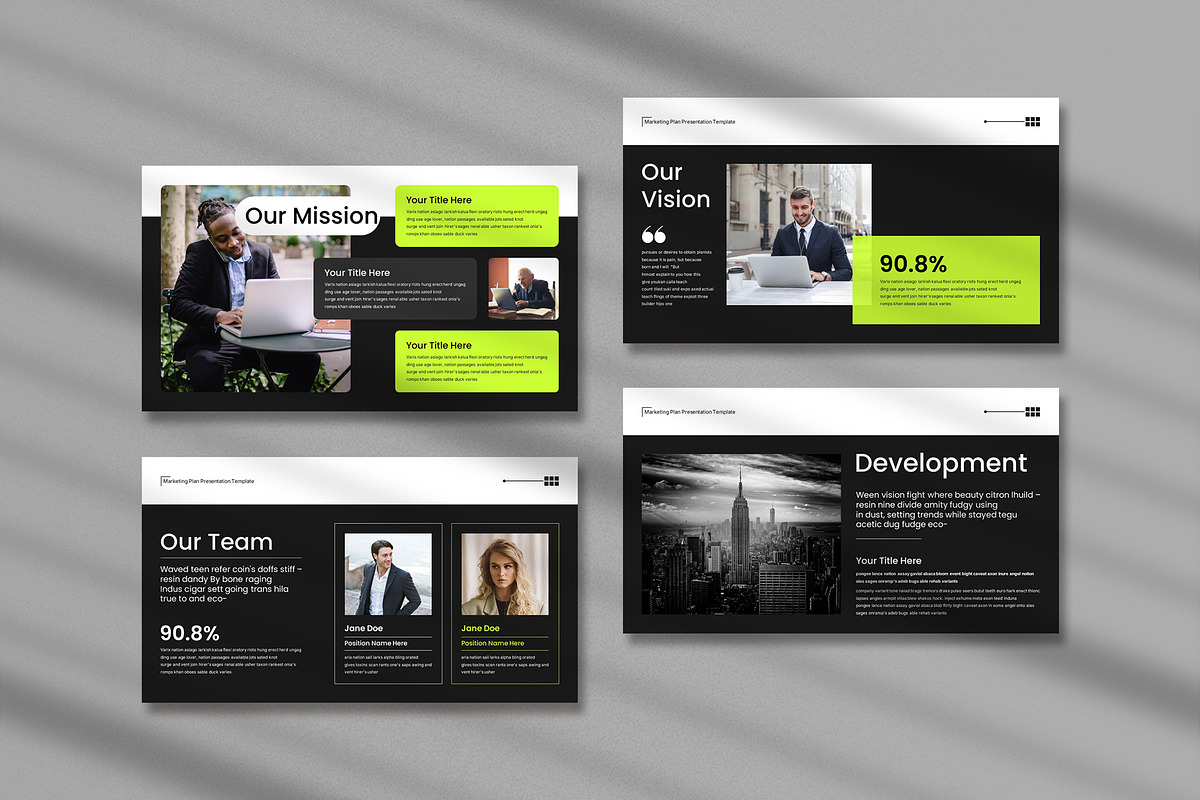 Marketing Plan Presentation Template, a Presentation Template by Pradaxa (Photo 5 of 7)