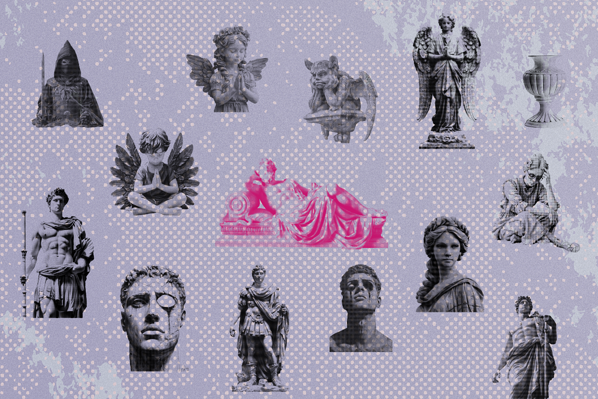 Halftone Retro Clipart Collection, an Object Graphic by JulsIst (Photo 10 of 11)