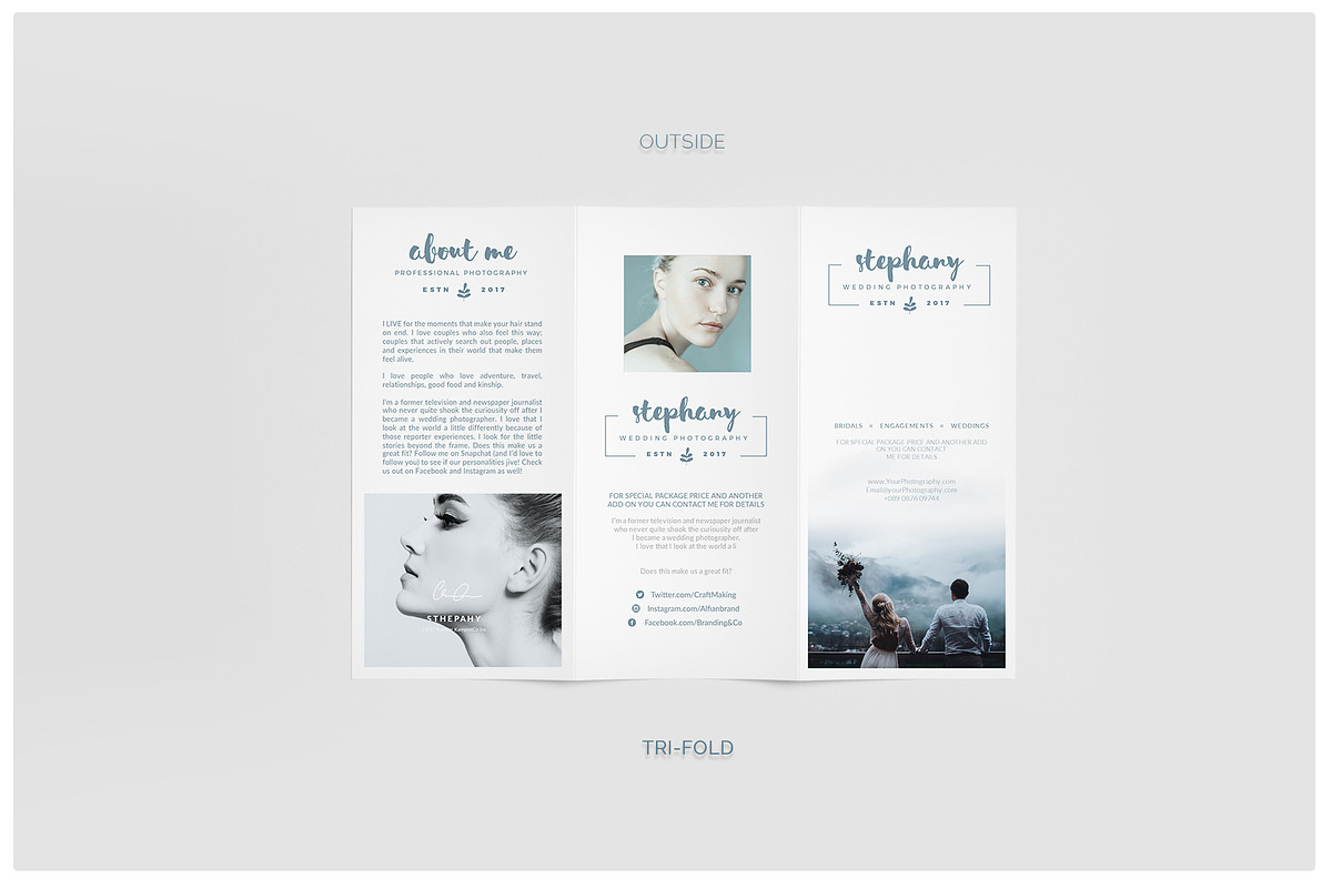 Photography Trifold Brochure, a Flyer Template by Proonty (Photo 1 of 3)