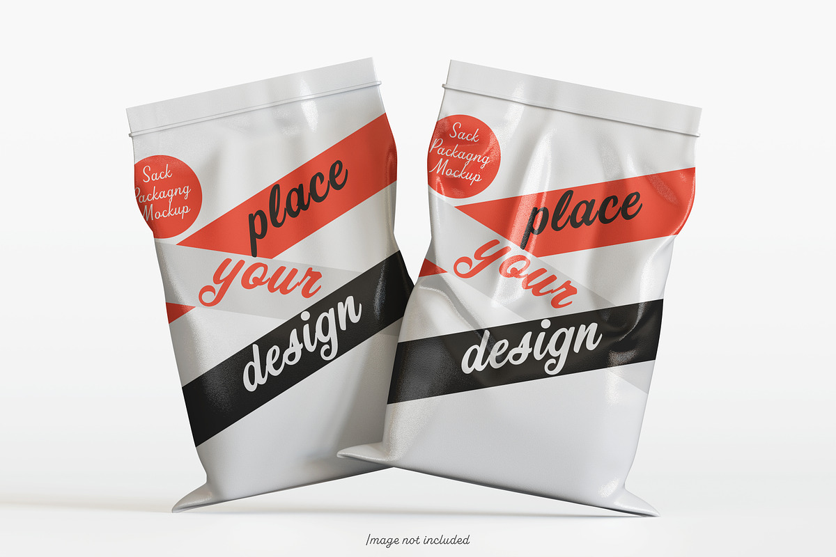 Sack Packaging Mockup Bundles, a Packaging Mockup by Ambo Ampeng (Photo 11 of 21)