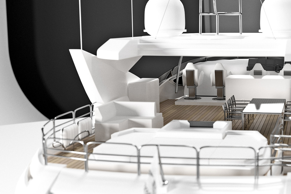 Sunseeker Predator 130 superyacht, a Cars & Vehicle 3D Model by arapps3d (Photo 5 of 21)