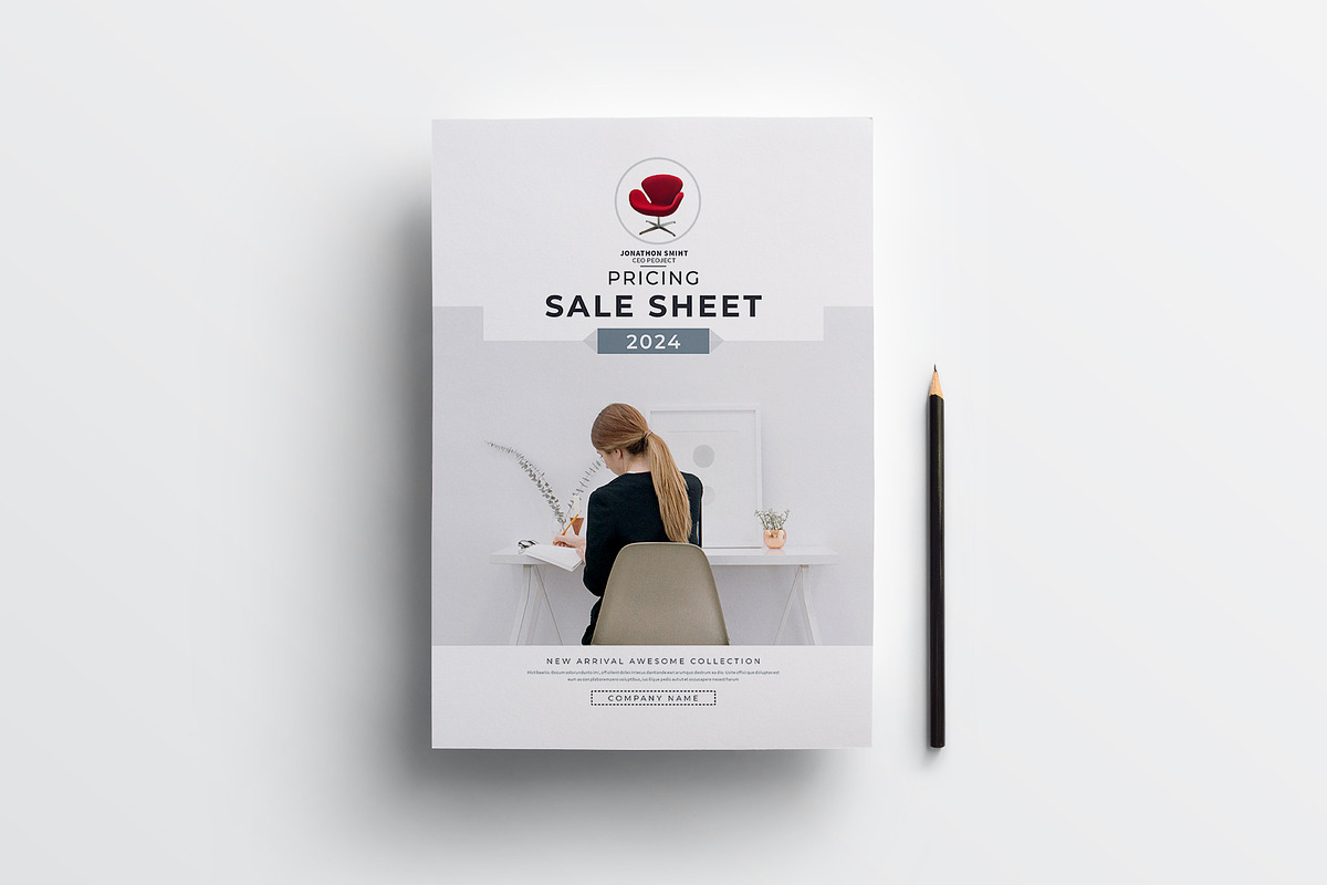 Line Sheet Template I Canva/InDesign, a Brochure Template by obayes (Photo 3 of 11)