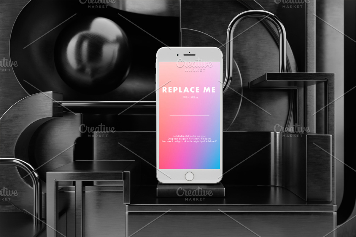 iPhone 8 Creative Mockups Set, an iPhone Mockup by As Good As Possible (Photo 3 of 16)