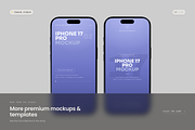 iPhone 17 Pro Mockup, an iPhone Mockup by Toasin Studio (Thumbnail 7 of 7)