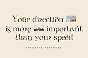 Gigxa - Stylist Chic Serif Ligature, a Sans Serif Font by Identy Studio (Thumbnail 5 of 15)