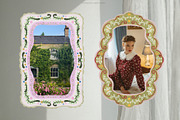 FOLK Frames & Backgrounds, an Illustration by SunnyAfternoons (Thumbnail 2 of 12)