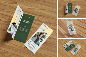 Bifold DL Flyer Mockups, a Brochure Template by kebunmockup