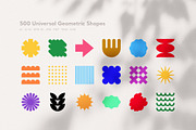 500 Geometric Shapes and Patterns, an Object Graphic by Artec Maison (Thumbnail 2 of 11)