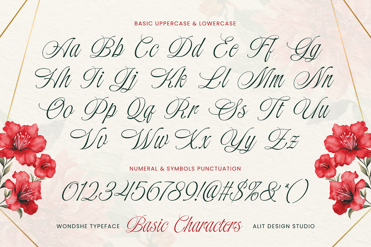 Wondshe Typeface, a Script Font by alit design (Photo 3 of 20)