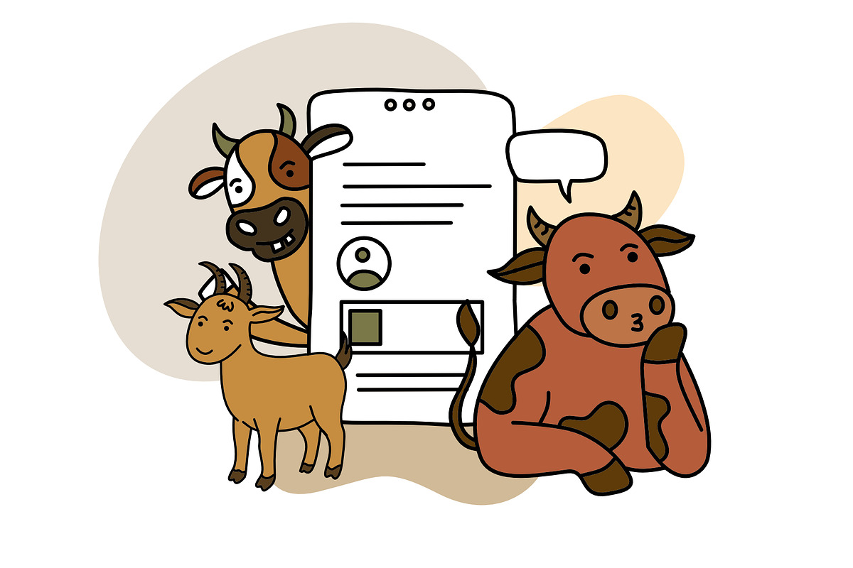 eid al adha illustration set, a Seasonal Illustration by foxndeer (Photo 4 of 4)