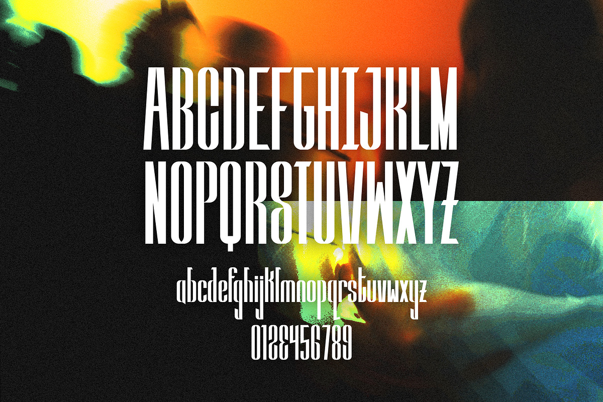 Modern Condensed Serif Font preview 2