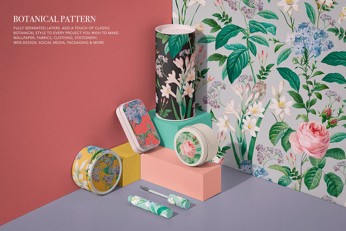Botanical Nature English Pattern, a Pattern Graphic by likorbut (Photo 4 of 10)