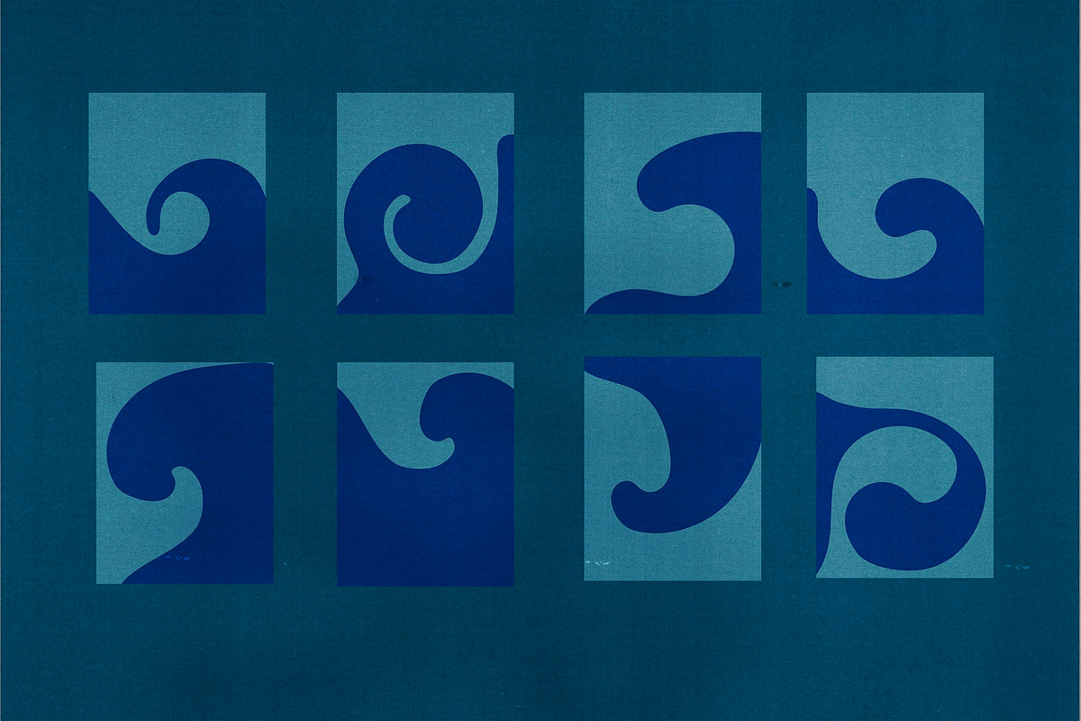 Waves - Hand Drawn Organic Waves, a Decorative Illustration by Madeline ODonoghue Design (Photo 12 of 13)