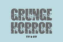 Grunge Horror - Grunge Font Types
