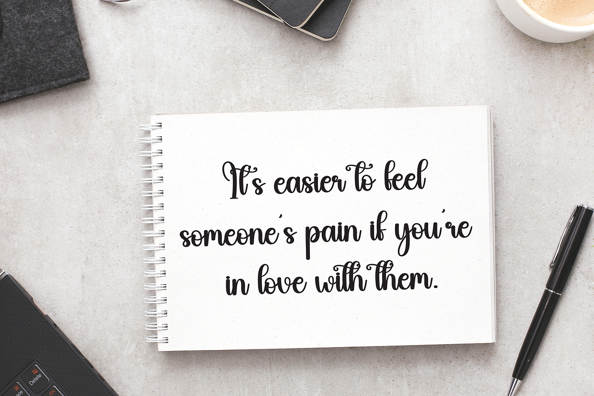 Humble | Script Font, a Handwritten Font by Scratchones (Photo 3 of 9)