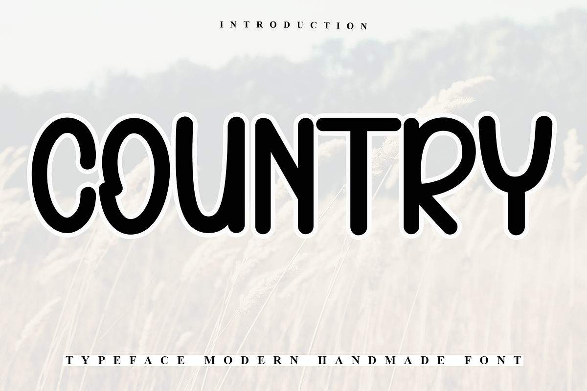 Country, a Sans Serif Font by InermediaSTUDIO (Photo 1 of 7)