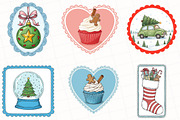 Christmas Frame Sublimation, an Illustration by OK Design (Thumbnail 2 of 5)