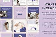 Purple Course Creator Templates, a Social Media Template by Social Assumptions (Thumbnail 3 of 7)
