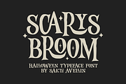 Scarys Broom - Halloween Font, a Handwritten Font by SaktiAvellin (Thumbnail 1 of 10)