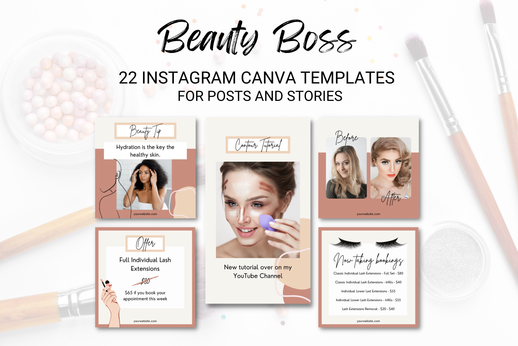 Beauty Boss Instagram Templates