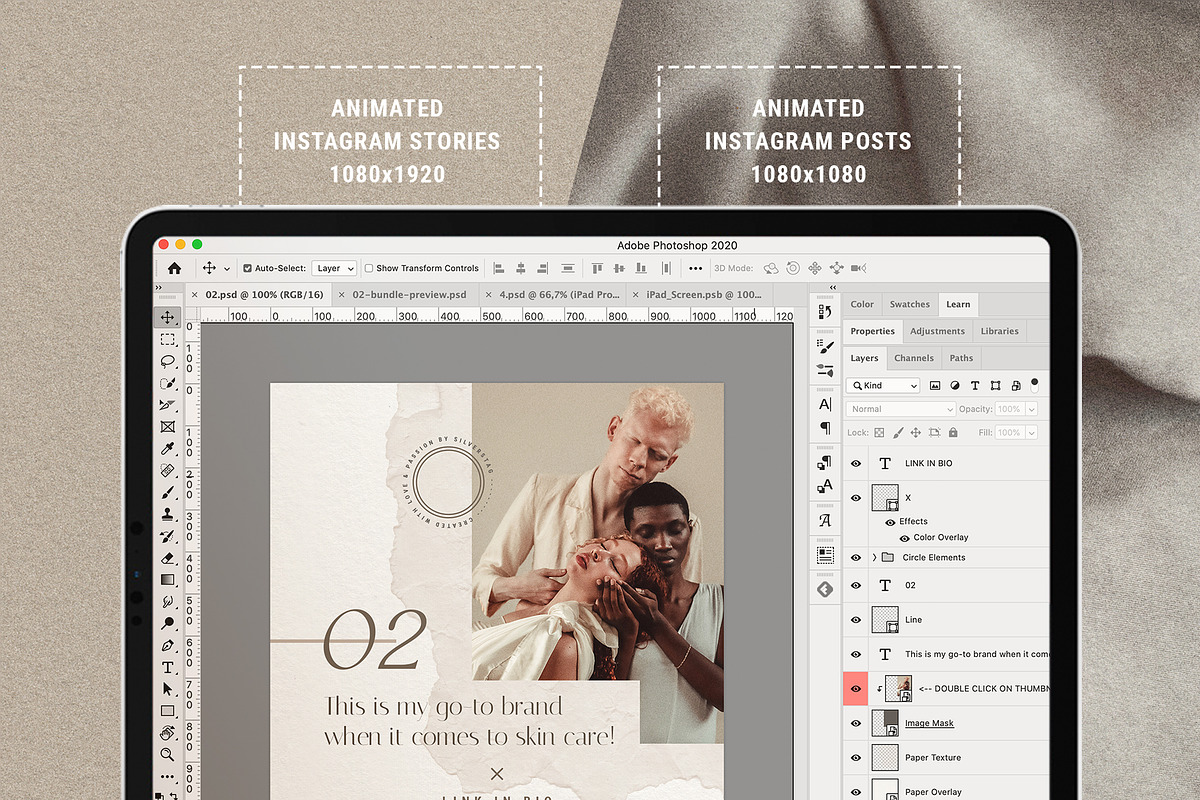 Elodie - 60 Animated Posts & Stories, a Social Media Template by SilverStag Type Foundry (Photo 4 of 48)